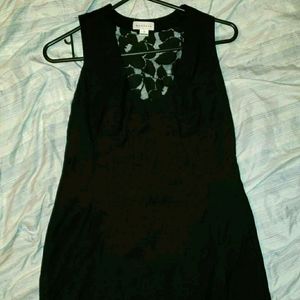 Long Lace Back Dress